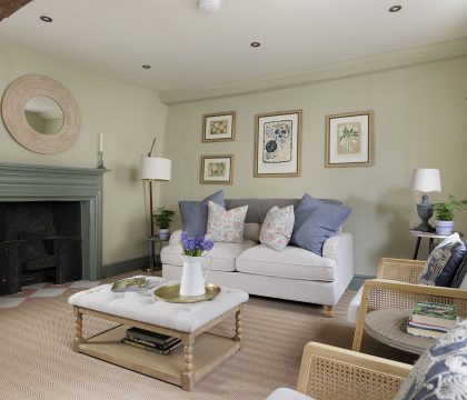 The Barley Apartment at Cowley House Sitting Room- StayCotswold