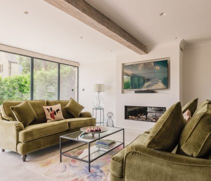 The Barn at High Gables Sitting Room - StayCotswold