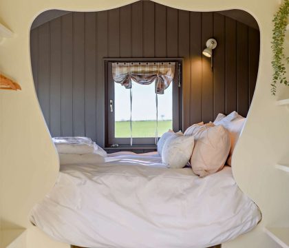 Aurora Shephards Hut Bedroom - StayCotswold
