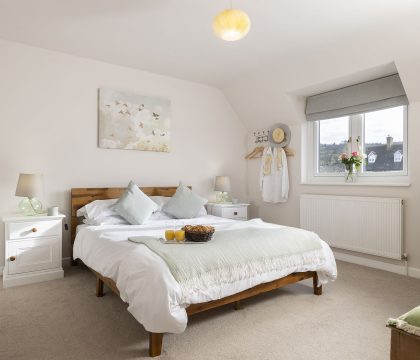 Tower View Master Bedroom - StayCotswold