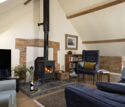 The Granary at Oriel Farm Sitting Area - StayCotswold