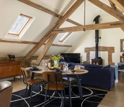 The Granary at Oriel Farm Sitting Area - StayCotswold