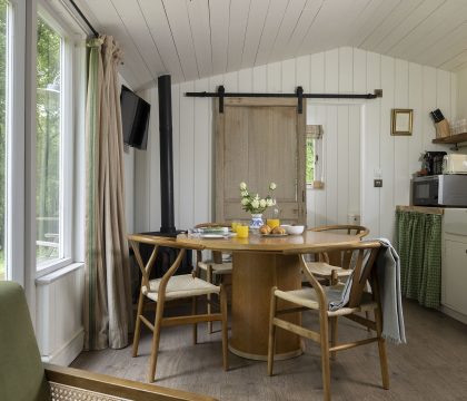 Keepers Lodge Stable Dinging Area - StayCotswold