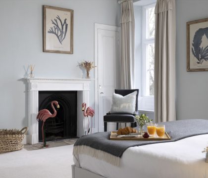 Yew Tree Farmhouse Master Bedroom - StayCotswold