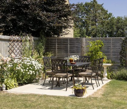 Orchard Cottage Outside Rear - StayCotswold